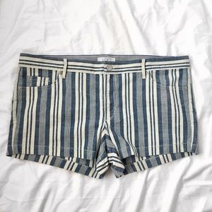 LOFT striped shorts
